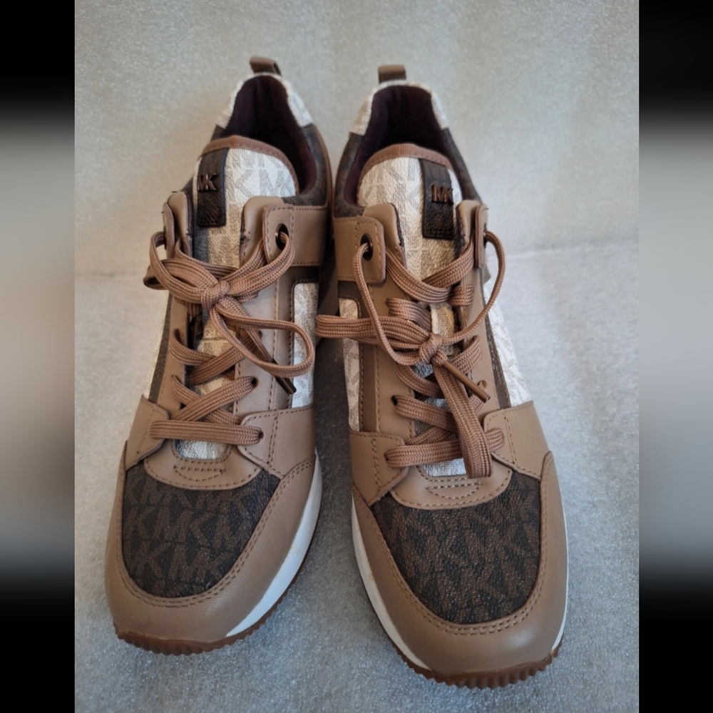 Michael Kors Brown and Tan Sneakers - Picture 3 of 5